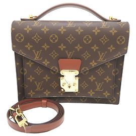 Sac à main Louis Vuitton Monceau 26 Marron
