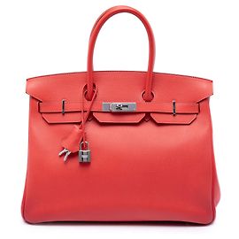 Hermès Red Epsom Birkin Retourne 35 Rouge