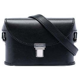 Borsa a tracolla Saint Laurent in pelle nera Tuc Box Nero