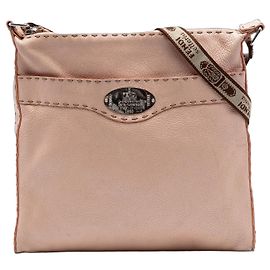 Bolsa transversal Fendi Selleria em couro rosa Rosa