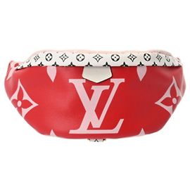 Louis Vuitton Monogram Giant Bumbag Red