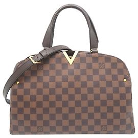 Bolsa Bowling Louis Vuitton Kensington Marrom