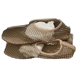 Autre Marque Christopher Esber Minette Mesh Ballet Flats - Shell Beige
