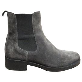 Autre Marque Bottines en daim Via Vai Gris