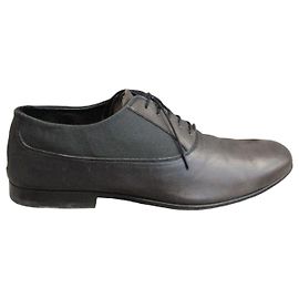 Scarpe Stringate Heschung da uomo Grigio Marrone scuro