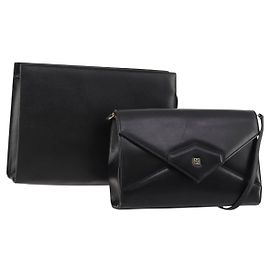 Borsa a Spalla GIVENCHY in Pelle 2 Set Nero Auth bs34777 Nero