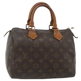 LOUIS VUITTON Sac à main Monogram Speedy 25 M41528 LV Auth 178588 Monogramme