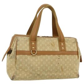Bolsa LOUIS VUITTON Monogram Mini Josephine GM Bege M92310 LV Auth 179024 Bege