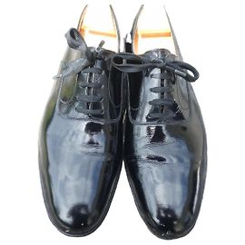 J.M. Weston Richelieu Cuir Verni Noir