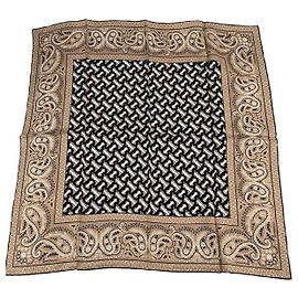 Lenço de seda Burberry com Estampa Paisley Multicor