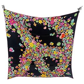 Chopard Pañuelo de Seda Floral Multicolor