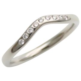 Tiffany & Co. Platinum 950 Curved Band Ring Other