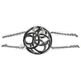 Pulseira De Beers Sicily em Ouro Branco e Diamantes Prata