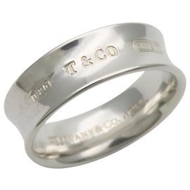 Anillo de banda de plata Tiffany & Co. 1837 Plata