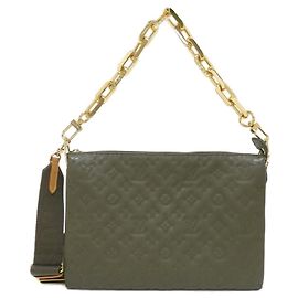 Borsa a Spalla Louis Vuitton Coussin MM M57782 Cachi