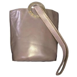 Céline Celine Borsa a secchiello in pelle taupe Taupe
