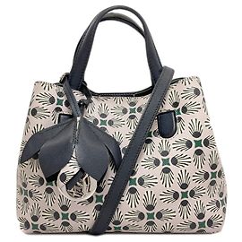 Christian Dior Blossom 2-Way Handbag Black Pink Green