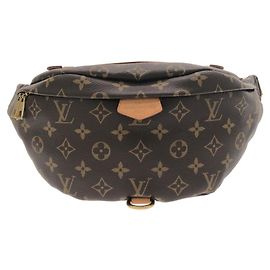 Louis Vuitton Monogram Bumbag M43644 Bolsa de Ombro Marrom