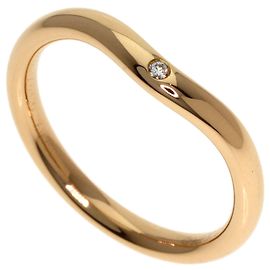 Anello Tiffany & Co. Curved Band in diamante e oro rosa 18K Altro
