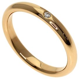 Tiffany & Co. 18K Roségold Stacking-Ring mit Diamant Andere