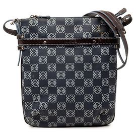 Borsa a tracolla Loewe Repeat Anagram Blu navy