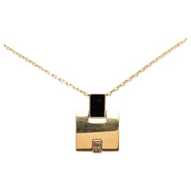 Hermès Collier pendentif Eileen Hermes Doré