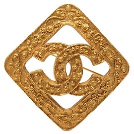 Spilla Chanel Coco Mark Diamond D'oro