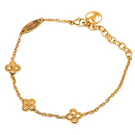 Louis Vuitton Monogram Flowerful LV Circle Bracelet Golden
