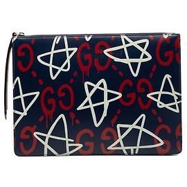 Gucci GG Ghost Clutch Bag Multiple colors Navy blue