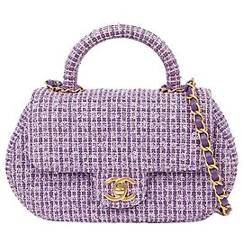 Chanel Borsa a tracolla Tote Cc Logo Small Porpora