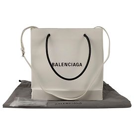 Balenciaga Sac cabas à l'épaule North South Blanc