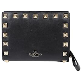 Valentino Garavani Portefeuille Rockstud Noir