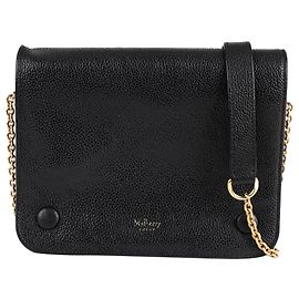 Mulberry Pequena bolsa de ombro e transversal Clifton Preto