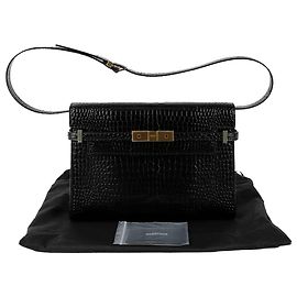 Saint Laurent Borsa a Spalla Manhattan Medium Nero