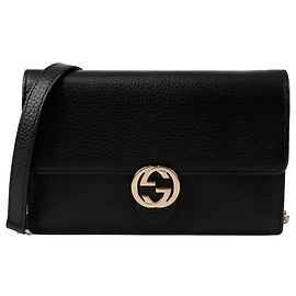 Gucci Mini bolsa transversal Woc com entalhes Preto
