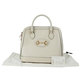 Gucci Bolsa Tote Horsebit Medium Branco