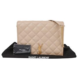 Saint Laurent Borsa a tracolla Becky Medium Marrone