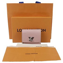 Cartera Louis Vuitton Twist XS Rosa Plata Piel Rosa