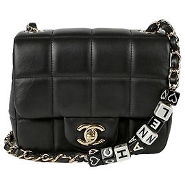 Chanel Mini borsa a tracolla e crossbody con catena Cube Nero