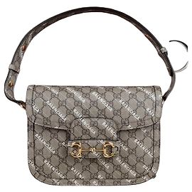 Gucci Piccola borsa a tracolla a spalla Horsebit Hacker Project Bianco