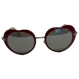 Miu Miu Sonnenbrille Rot