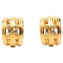 Pendientes de clip Chanel Coco Mark Dorado