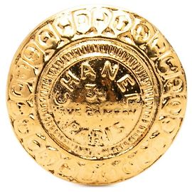 Spilla tonda vintage Chanel 31 RUE CAMBON Cambon D'oro