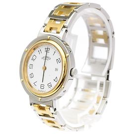 Reloj Hermès Clipper Quartz de acero inoxidable con metal chapado 31 Otro