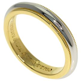 Tiffany & Co. Milgrain Ring in Platin und Gelbgold Andere