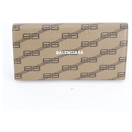 Portafoglio BB Monogram Flap Balenciaga Beige