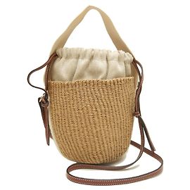 Bolsa de ombro Chloé Woody Small Basket Outro