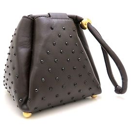Borsa Square Puffy Bottega Veneta Marrone scuro