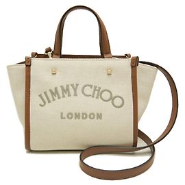 Bolsa Tote Jimmy Choo Varenne Avenue Marrom Cru