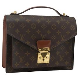 LOUIS VUITTON Bolsa Monogram Monceau 28 M51185 LV Auth 177198 Monograma